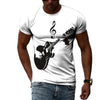 Musical Note Pattern T-Shirt