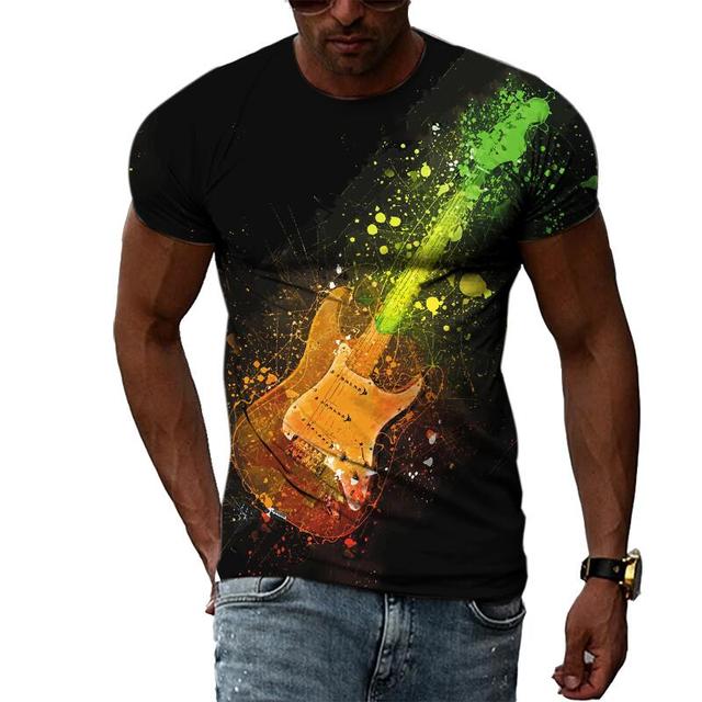 Music Guitar Graphic T-shirt