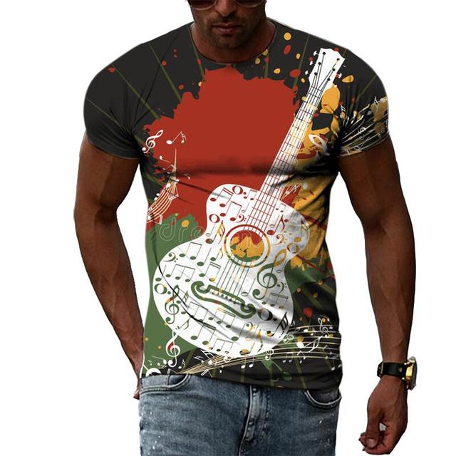 Music Guitar Graphic T-shirt