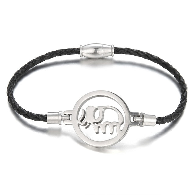 Music Notes Leather Vintage Bracelet
