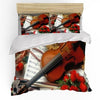 Violin On Sheet Music Bedding Set