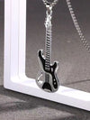 Fashionable Guitar Pendant Necklace