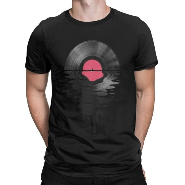 Vinyl Record Sunset T-shirt