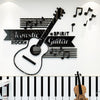 Guitar Acrylic Wall Sticker