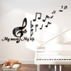 Music Note 3D Wall Sticker