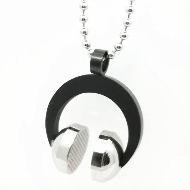 Sport Headset Music Carnival Pendants Necklaces