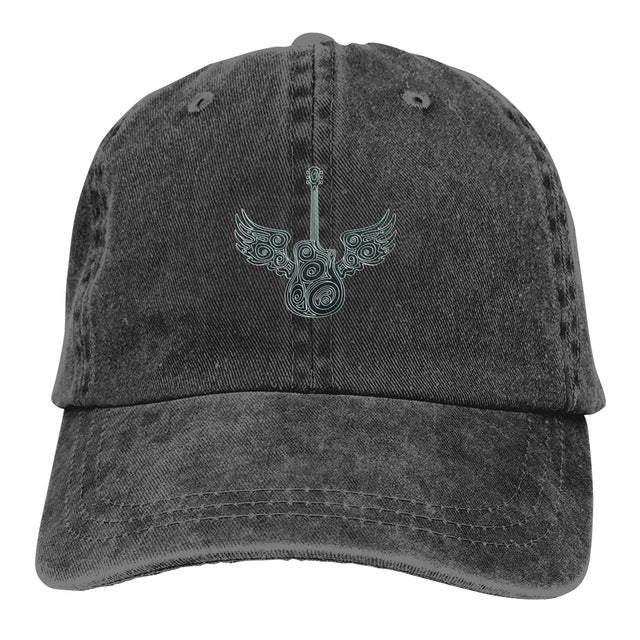 Wings Guitar Baseball Cap