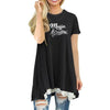 Music is Life Splice Lace Casual Dress