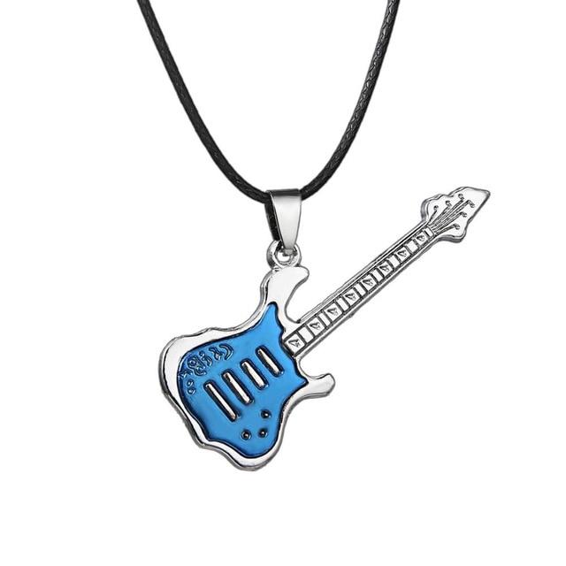 Stainless Steel Guitar Necklace