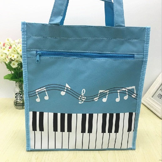 Piano Music Note Shopping Bag