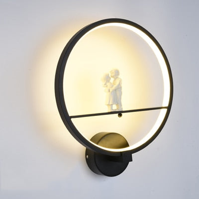 Round Art Design wall Light