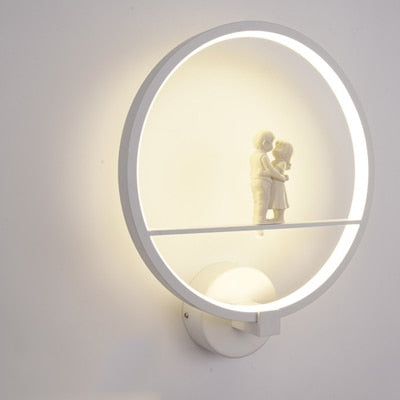 Round Art Design wall Light