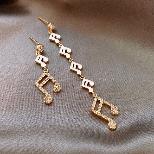 Creative Music Notes Earrings/Bracelet