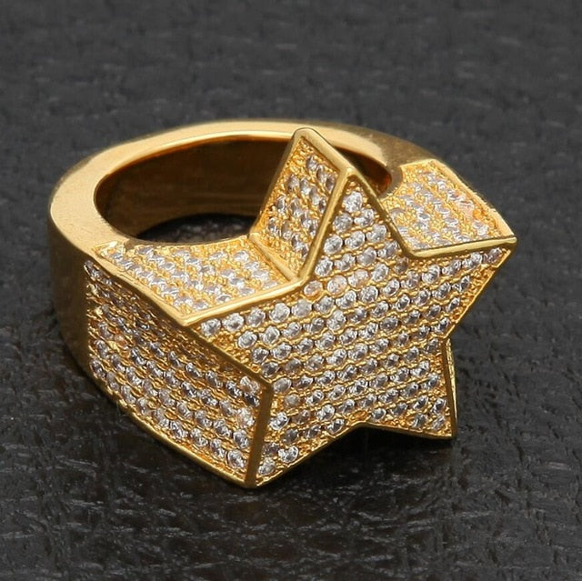 Punk Star DJ Style Ring