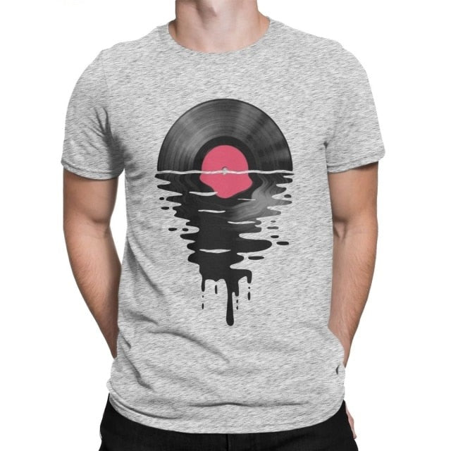 Vinyl Record Sunset T-shirt