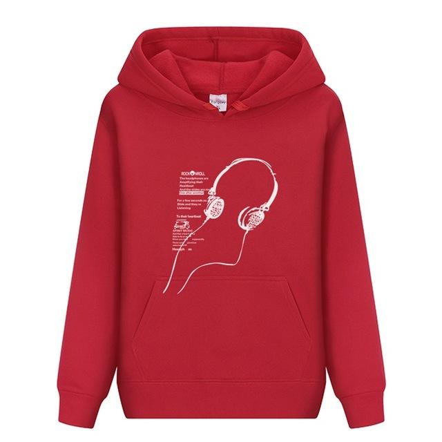 Rock N'Roll Headset Sweatshirt Hoodies