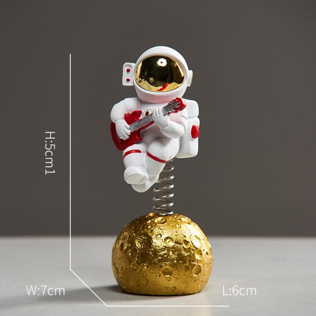 Astronaut Musical Figurine