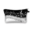 Music Print Cosmetic Bag