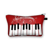 Music Print Cosmetic Bag