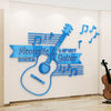 Guitar Acrylic Wall Sticker