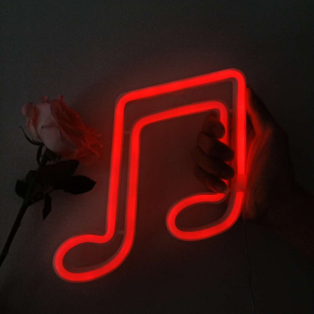 Music Notes LED Neon Light