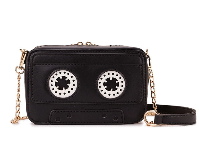 Tape Shape Leather Mini Handbag