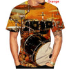 Jazz Drum Music 3D Print T-Shirt