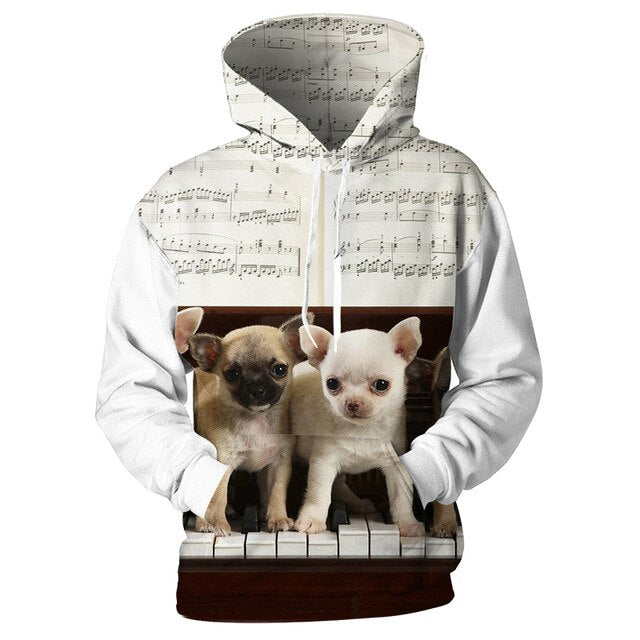 Puppies & Music Hoodie