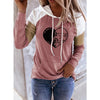 Music Notes Heart Pocket Splice Hoodie - Pink / S - { shop_name }} - Review