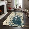 Artistic Music Note Guitar Rug