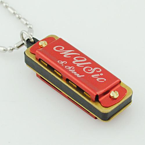 Cute Harmonica Pendant Necklace - Artistic Pod Review