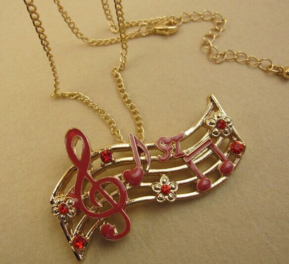 Vintage Music Melody Necklace