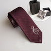 Fashionable Music Notes Necktie - Red - { shop_name }} - Review