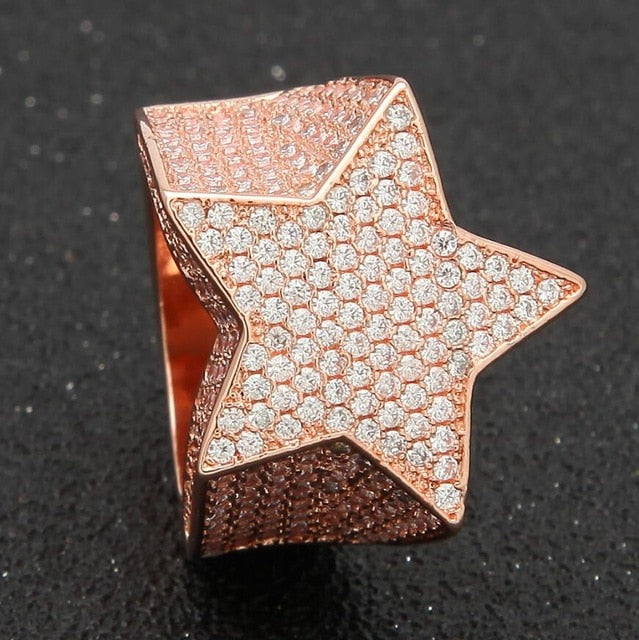 Punk Star DJ Style Ring