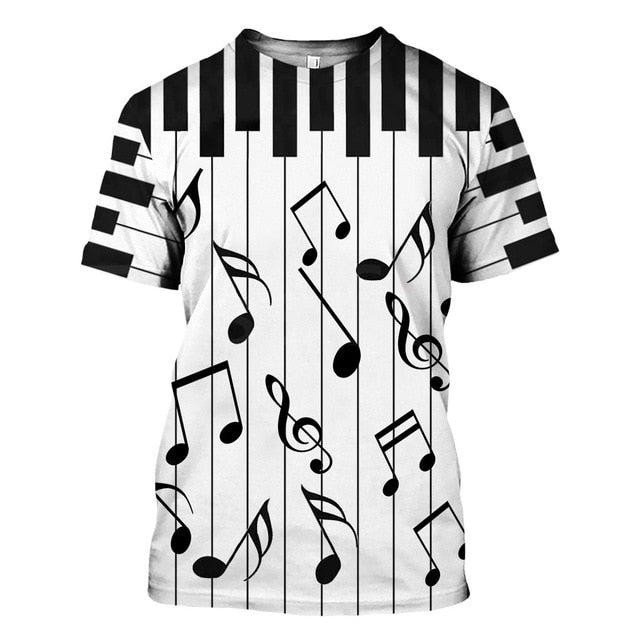 Music Piano Art T-shirt