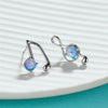 Opal Asymmetric Music Earrings