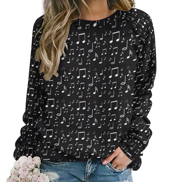 Music Note Street Style Sweatshirt