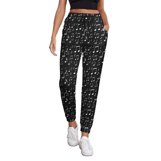 Music Note Baggy Pants