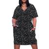 Music Notes Plus Size Dress