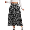 Music Notes Chiffon Skirt