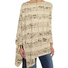 Music Note Oversize Shirt