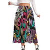 Music Note Casual Oversize Skirt