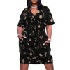 Music Notes Plus Size Dress