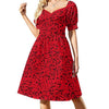 Music Note V Neck Dress