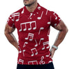 Music Notes Polo Shirt