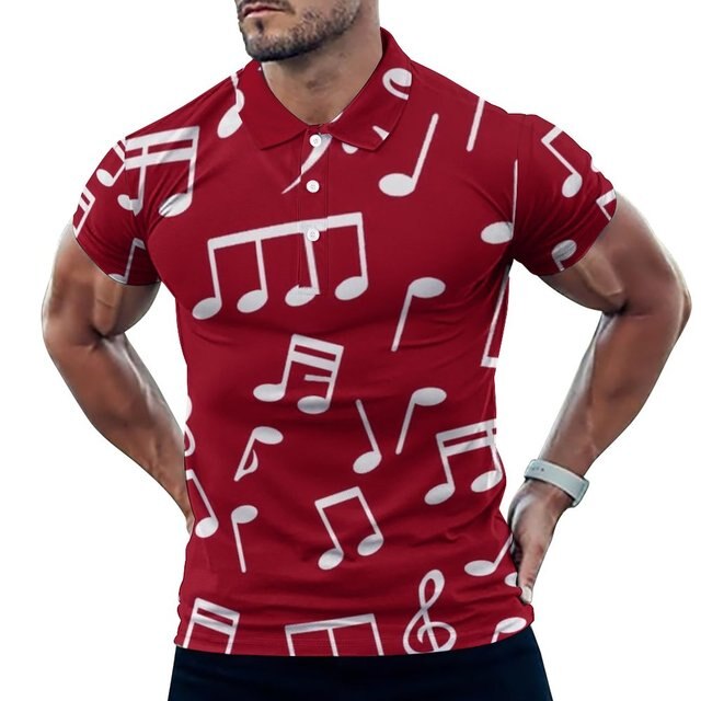 Music Notes Polo Shirt