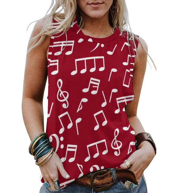 Music Notes Tank Top