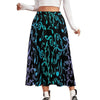 Music Notes Chiffon Skirt