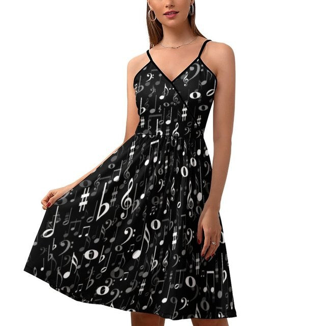 Music Notes Casual Dress