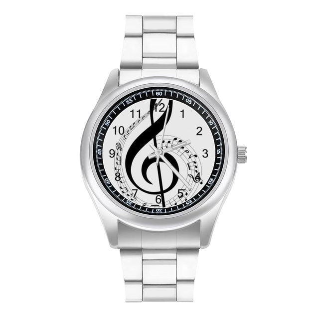Music Notes Quartz Watch